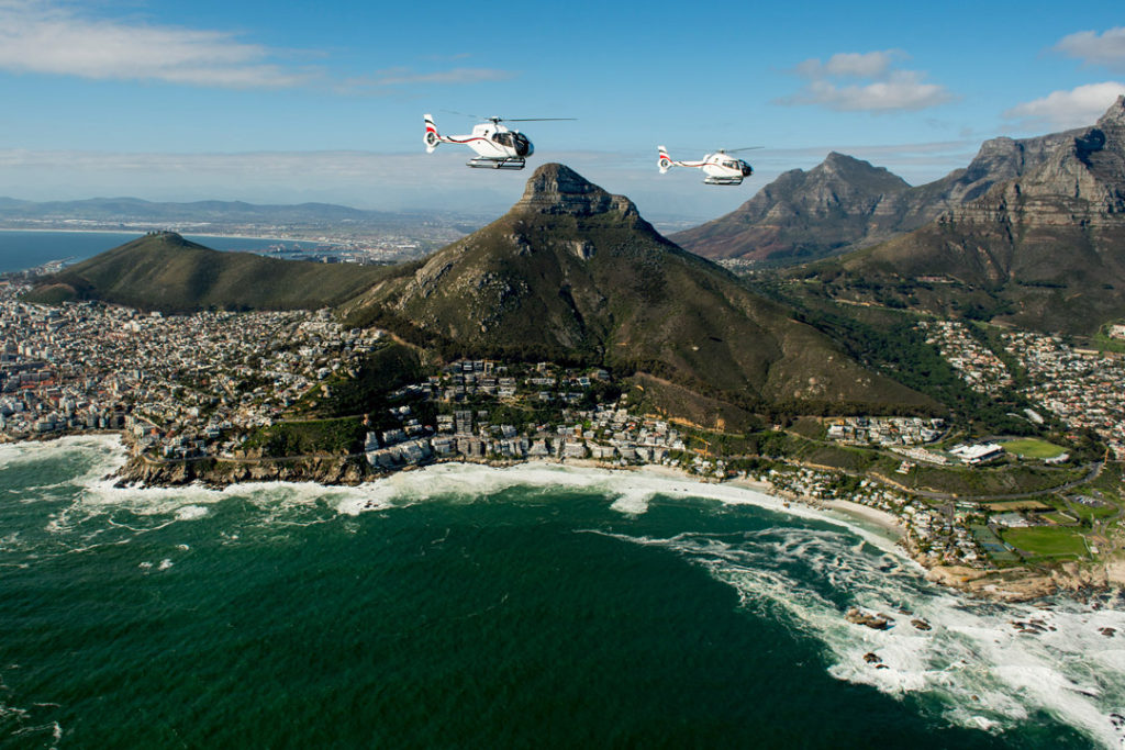 Luxury Golf and Safari South Africa scenic helicopter flight