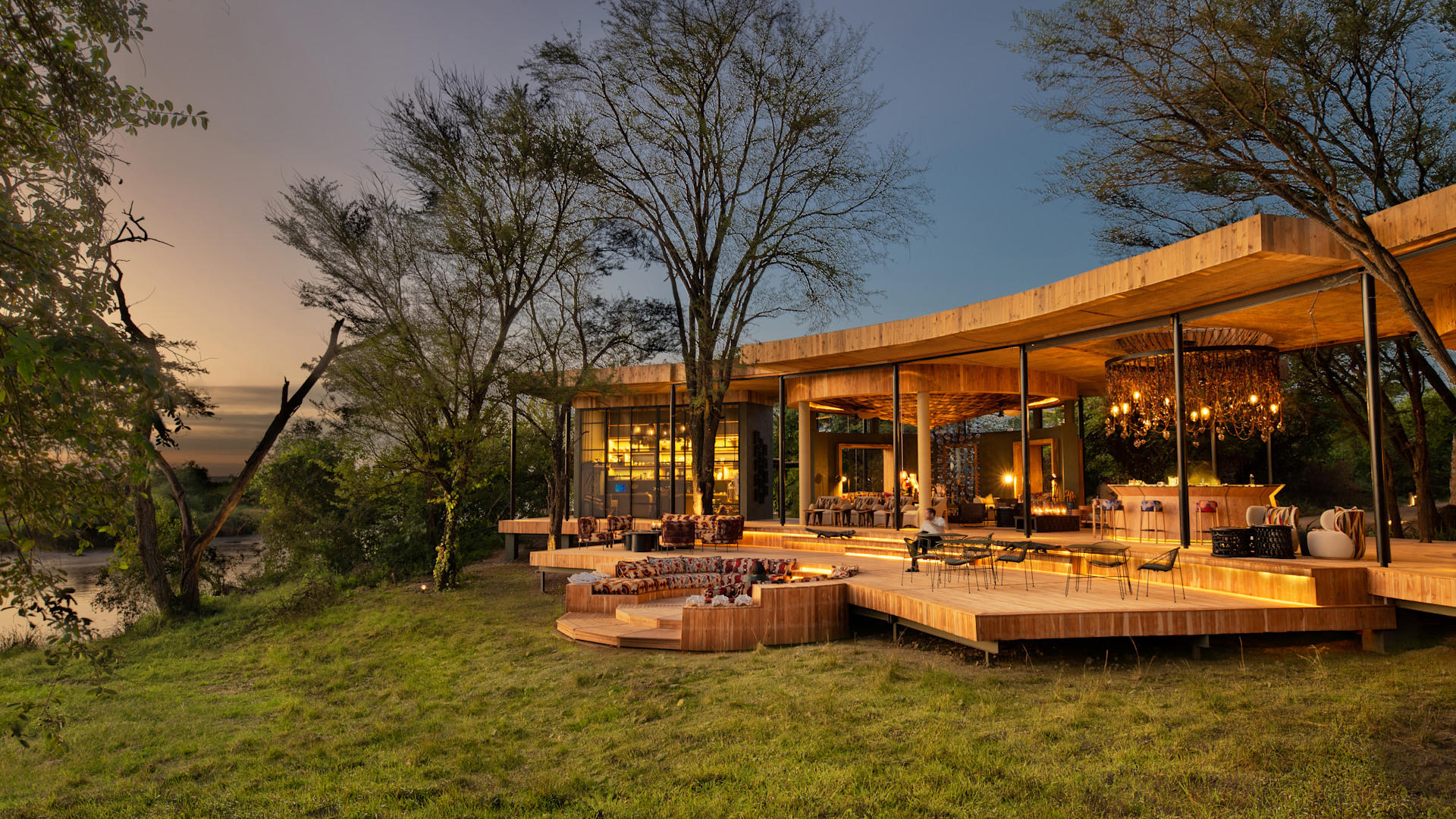 Grumeti Serengeti River Lodge fine dining restaurant