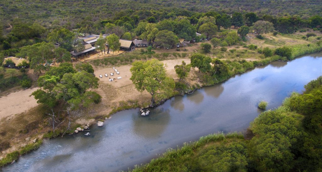 river_lodge_014 River Lodge aerial view from private helicopter ride in Lion Sands, kruger national park, SA