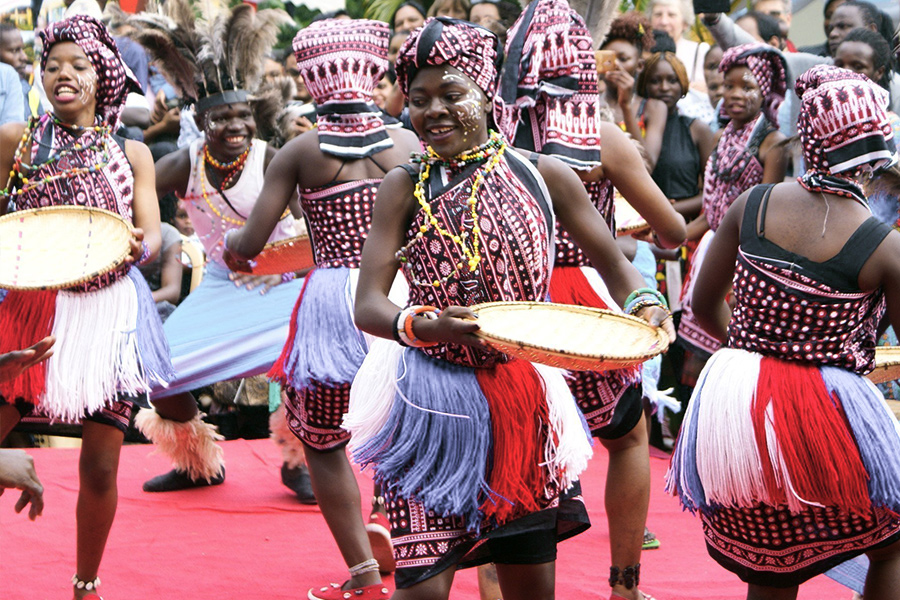 Cultural dancing in Nairobi while on an exclusive luxury safari with Premier Africa