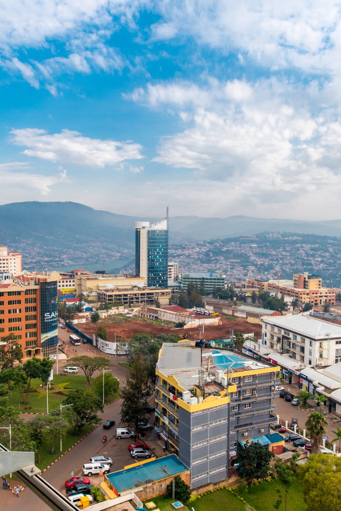 Kigali,,Rwanda,-,September,21,,2018:,A,View,Looking,Down